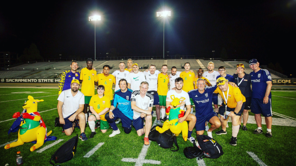 Mark at the Homeless World Cup