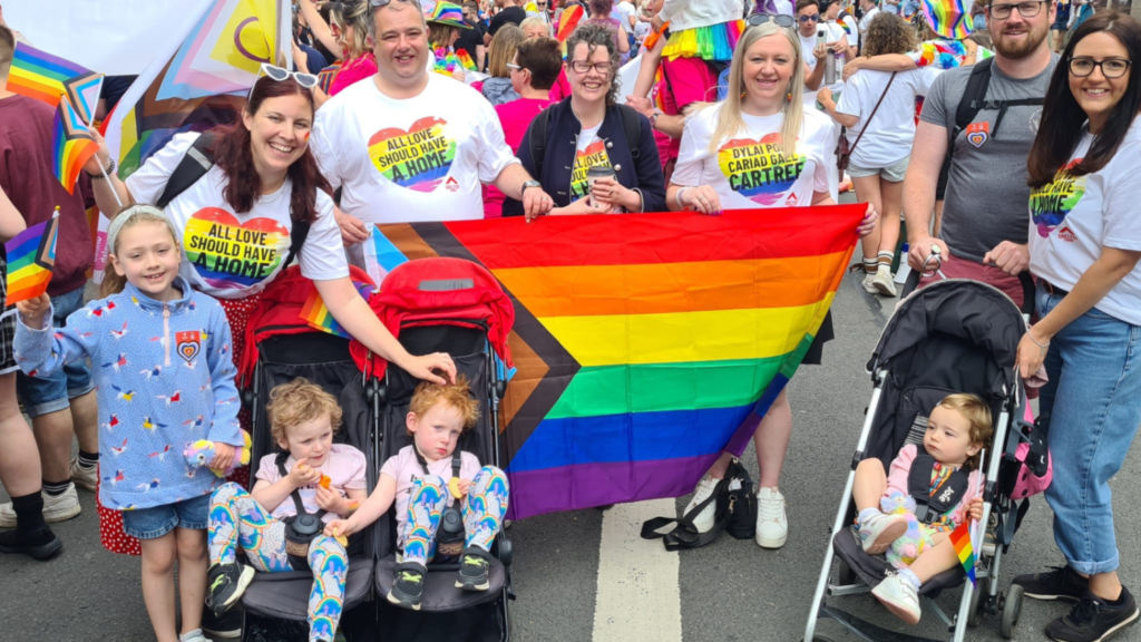 Volunteers at Pride Cymru