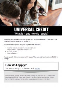 Universal Credit cover