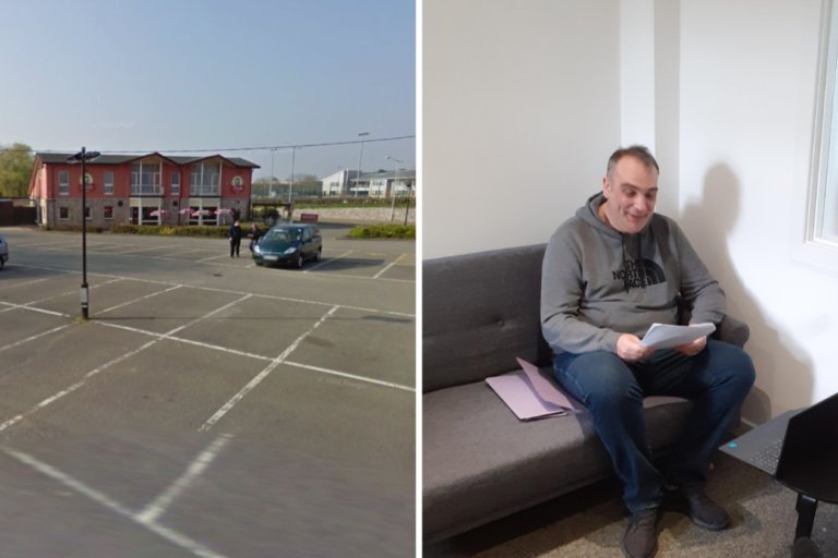 Mark went from sleeping in his car to studying homelessness at university