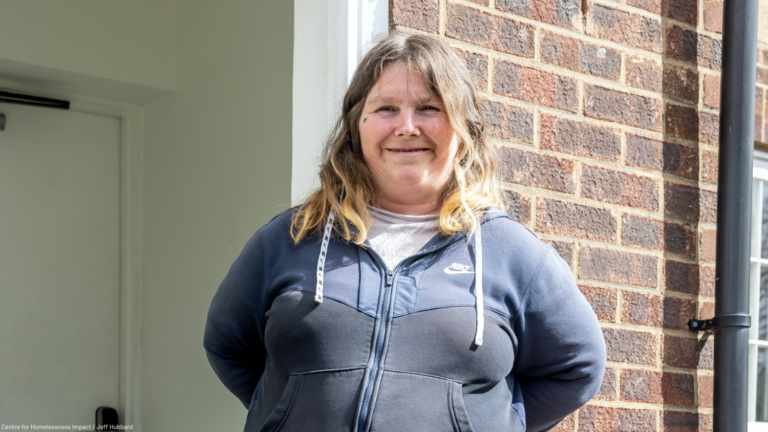 Michelle. Credit: Centre for Homelessness Impact / Jeff Hubbard