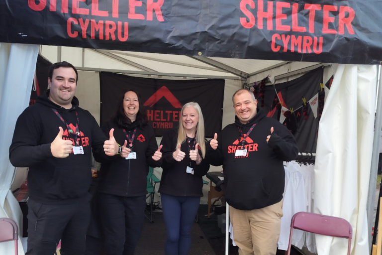 The Fundraising team at the Cardiff Half