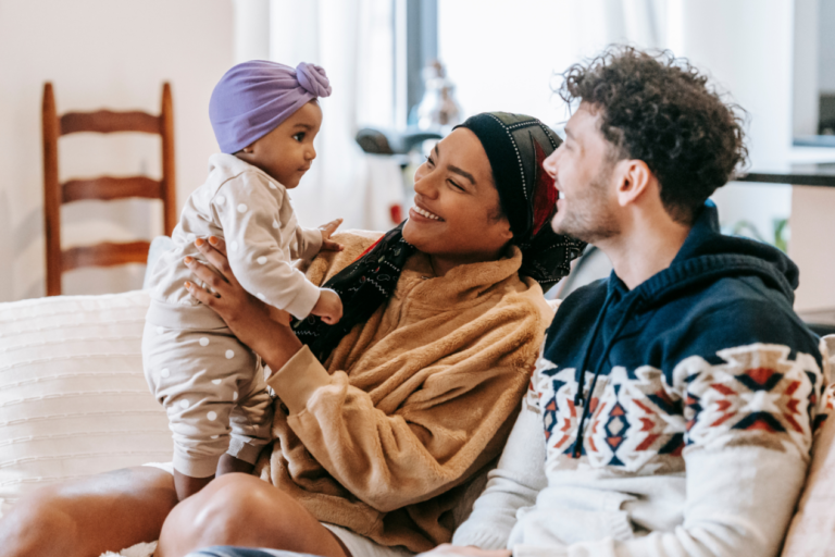 Family at home