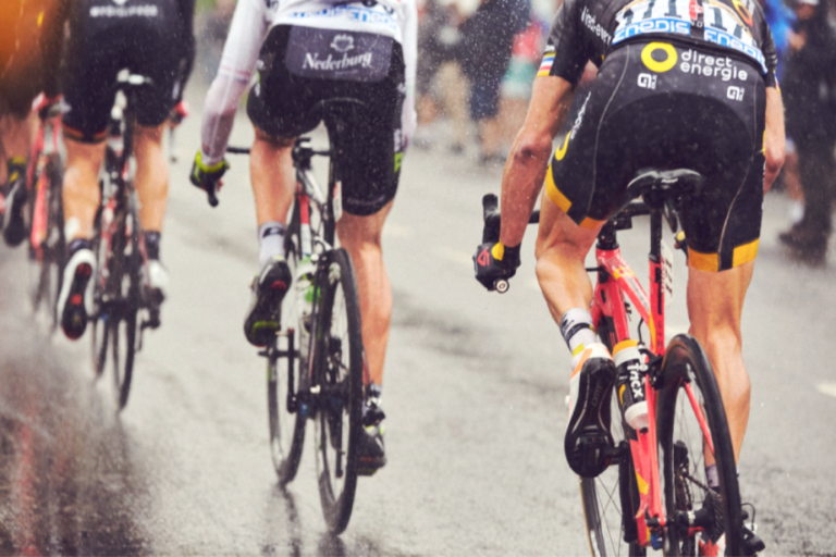 People cycling