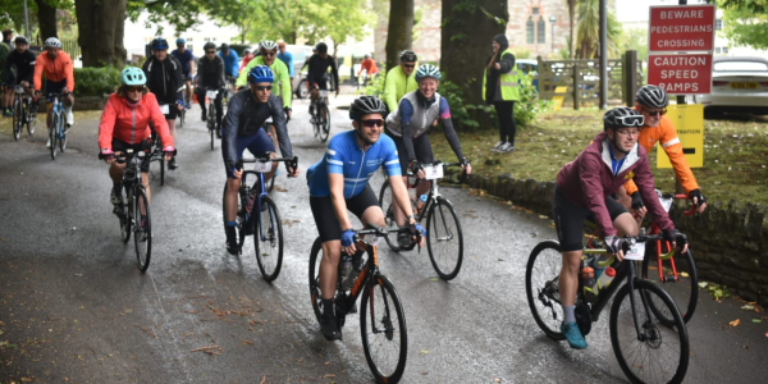 People cycling