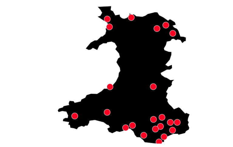 Temporary accomodation cost map