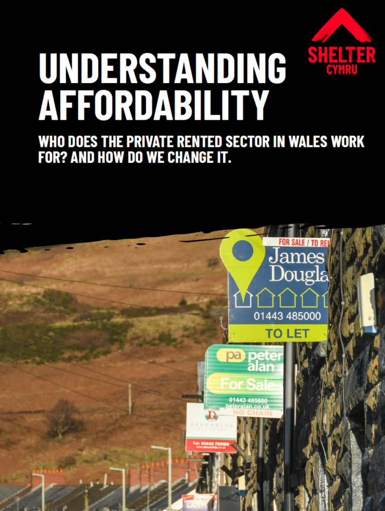 Understanding affordability: Who does the private rented sector in wales work for? And how do we change it?